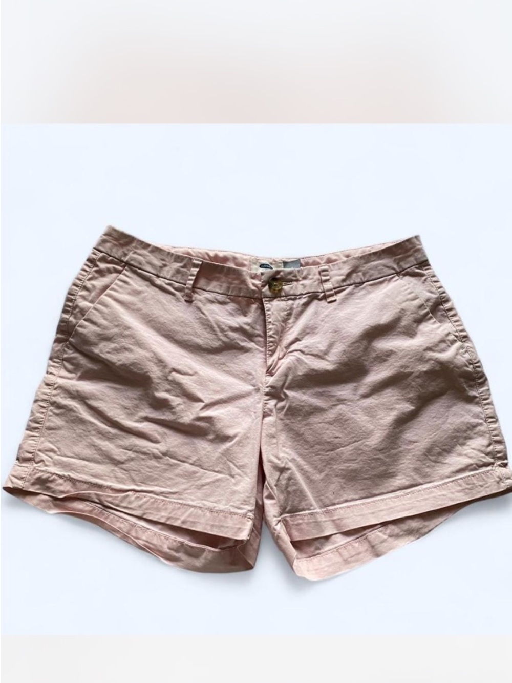 Old Navy Women's Light Pink Cotton Bermuda Shorts
